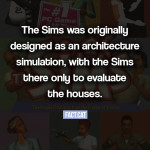 What was the original idea behind The Sims?