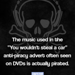 Anti-piracy ad features pirated song